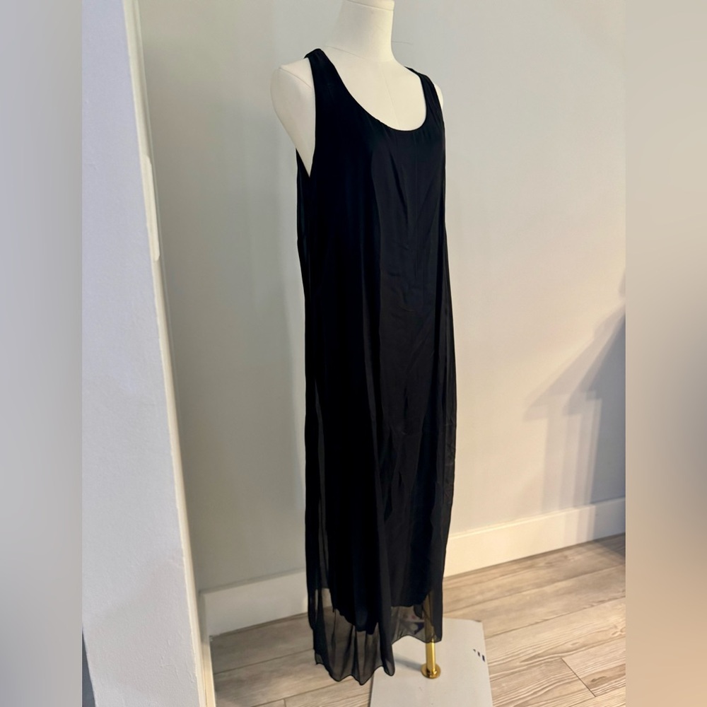 Tommy Bahama Black Sheath Maxi Dress for Cocktail Nights - Picture 3 of 6